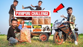 Biggest Pani Puri Challenge - Winner Will Get KTM Bike | Worth 2 Lakh 🤑