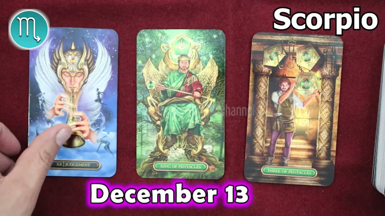 ❎ HOROSCOPE FOR TODAY ❎ SCORPIO DAILY HOROSCOPE TODAY December 13 2022 🌞 horoscope tarot
