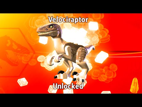 LEGO Jurassic World How to Unlock Velociraptor, Amber Brick Location -  YouTube