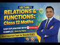 DAY 1# RELATION AND FUNCTION# CLASS 12