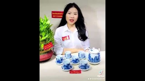 Pha trà ngon cùng bộ ấm chén men lam thất tiên