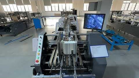 Rolam Economic folder gluer 800 AS-G Crash Lock Bottom boxes Folder Gluer