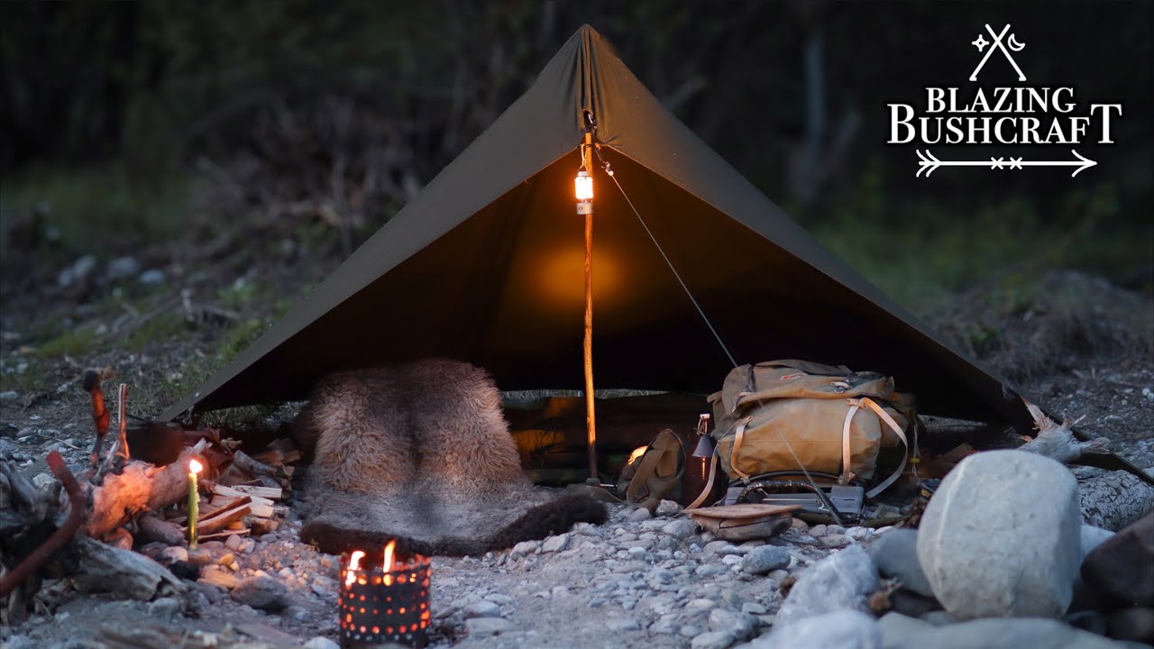 Riverside Wildcamp surrounded by Mountains - Epic Location 🏔️