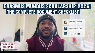 Erasmus Mundus Scholarship 2026: The Complete Document Checklist