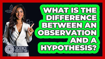 What Is The Difference Between An Observation And A Hypothesis? - Science Through Time