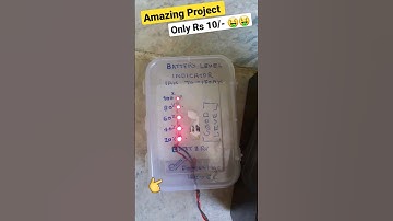 #amazing #project🤑 #handmade #battery #level indicator #test #shorts 👍