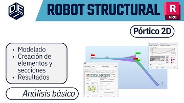 Tutorial: Cálculo y Análisis de Pórtico 2D en Robot Structural Analysis