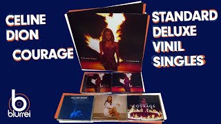 Unboxing Celine Dion Courage CD LP Singles