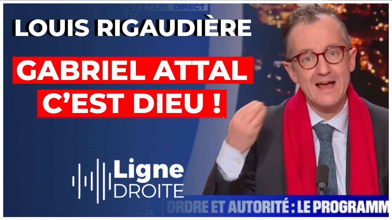 BFM TV : un journaliste EN ROUE LIBRE sur Gabriel Attal - Louis Rigaudière