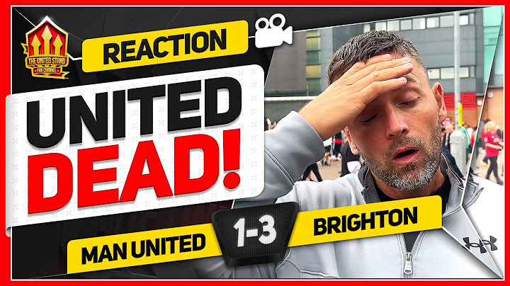 Ten Hag Got It WRONG! Manchester United 1-3 Brighton | Reaction