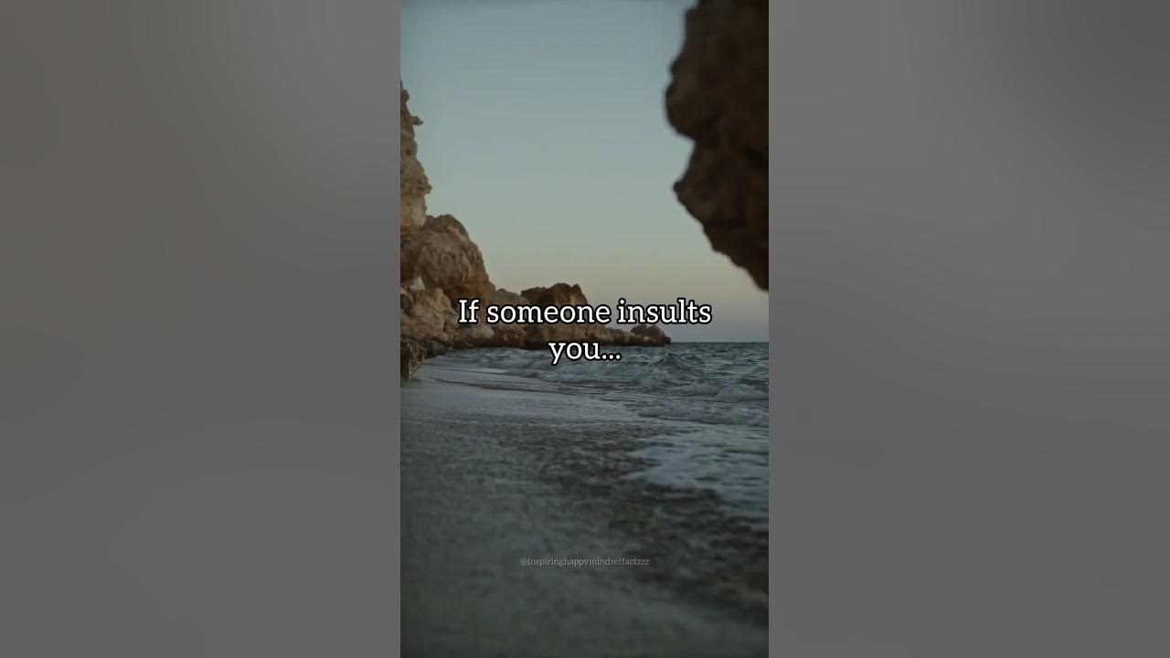 If someone insults you... | psychology factzzz #shorts