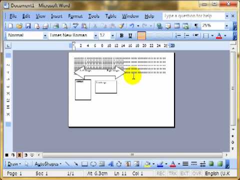 How To Change Word Document To Landscape Margins 2003?