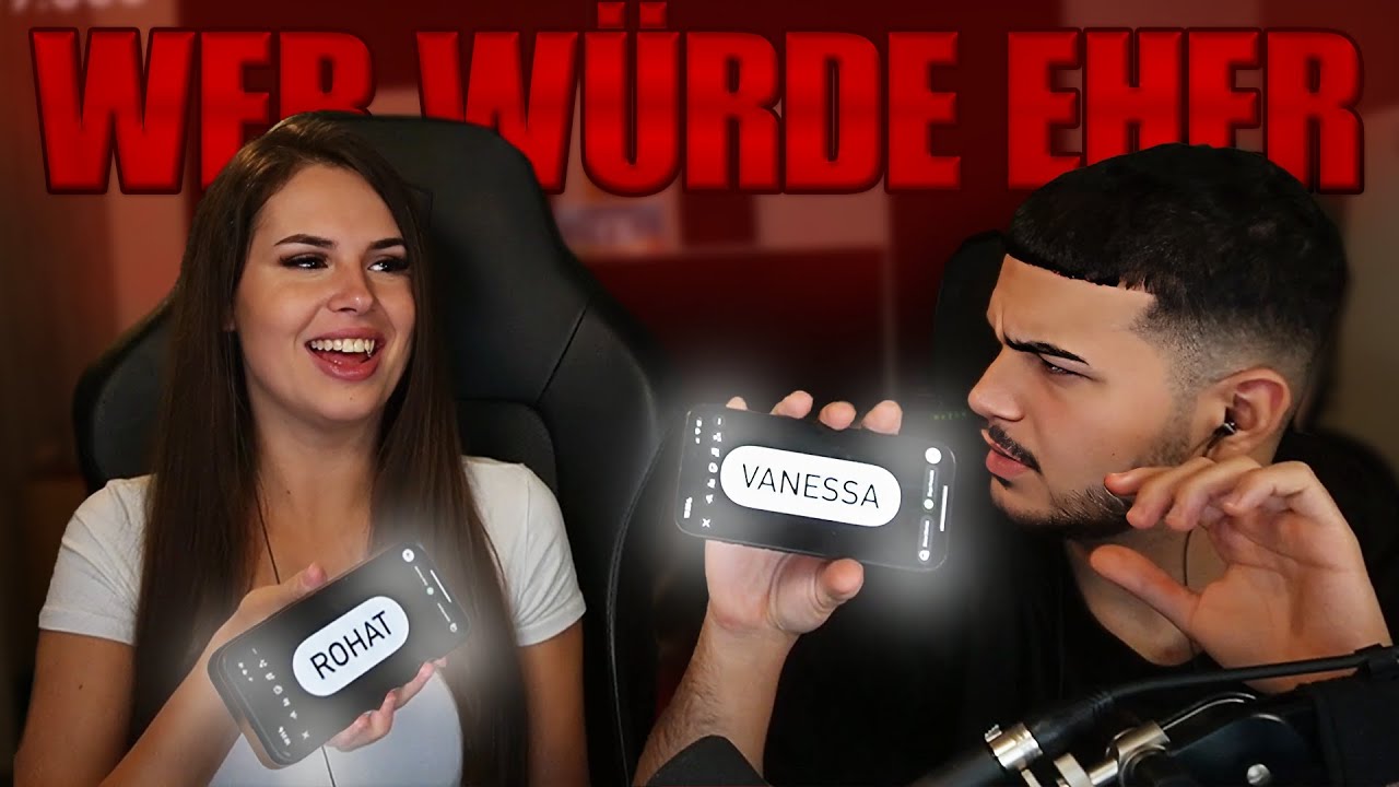 WER WÜRDE EHER..?!😱 mit VANESSA | Rohaze