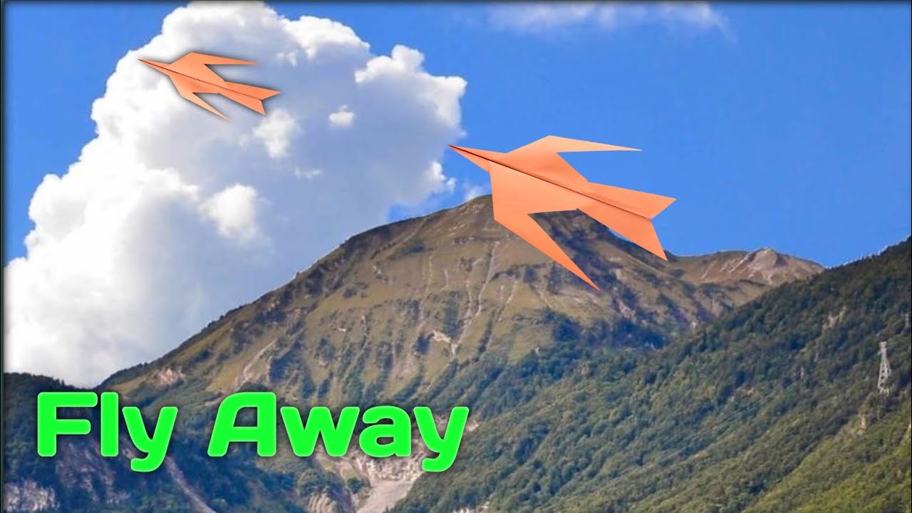 How to make a jet that fly far _ jet Fighter paper airplane_ - YouTube