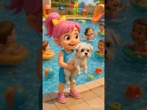 الكلب عمل بيبي في البسين  كرتوناطفال     لولو وناسه