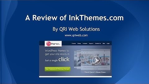 InkThemes Review | Build an affordable and professional website