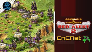 Red Alert 2 Cncnet | Brutal AI Option and Superweapons | (7 vs 1)