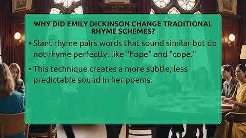 Why Did Emily Dickinson Change Traditional Rhyme Schemes? - The Prose Path