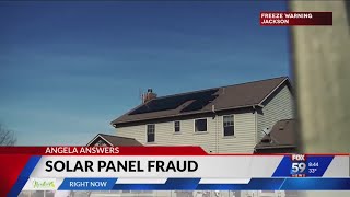Angela Answers: Solar Panel Fraud