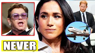 The Singer Not Loan Harry & Meg His Private Jet To Texas Anymore: Sussex’s Fight With Elton Exposed!