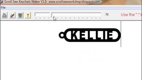 Scroll Saw Keychain Maker Demonstration