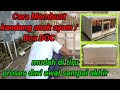 cara membuat kandang / box DOC mudah di tiru proses dari awal hingga akhir