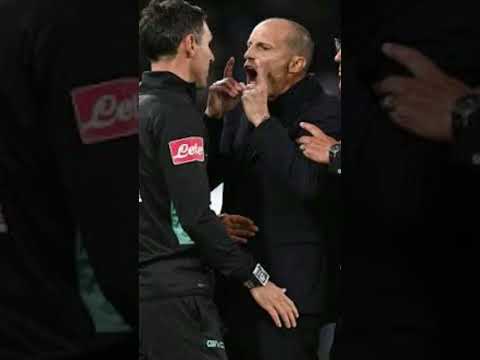 Video STANGATA ALLEGRI: 2 GIORNATE DI SQUALIFICA!