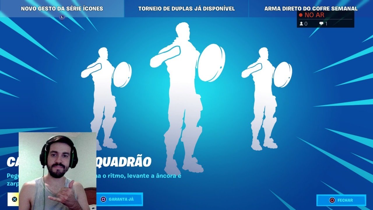 Fortnite: Canção de Esquadrão é o novo gesto do game