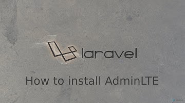 Как установить adminlte в Laravel | Install adminlte in laravel | Lesson 23