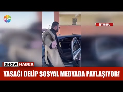 Çakar yasağını delip sosyal medyada paylaşıyor!