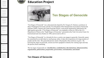 10 Stages of Genos-Cide in brief… What stage are at now???