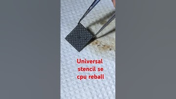 Universal stencil se cpu reball #cpureballing #repair #viralvideo