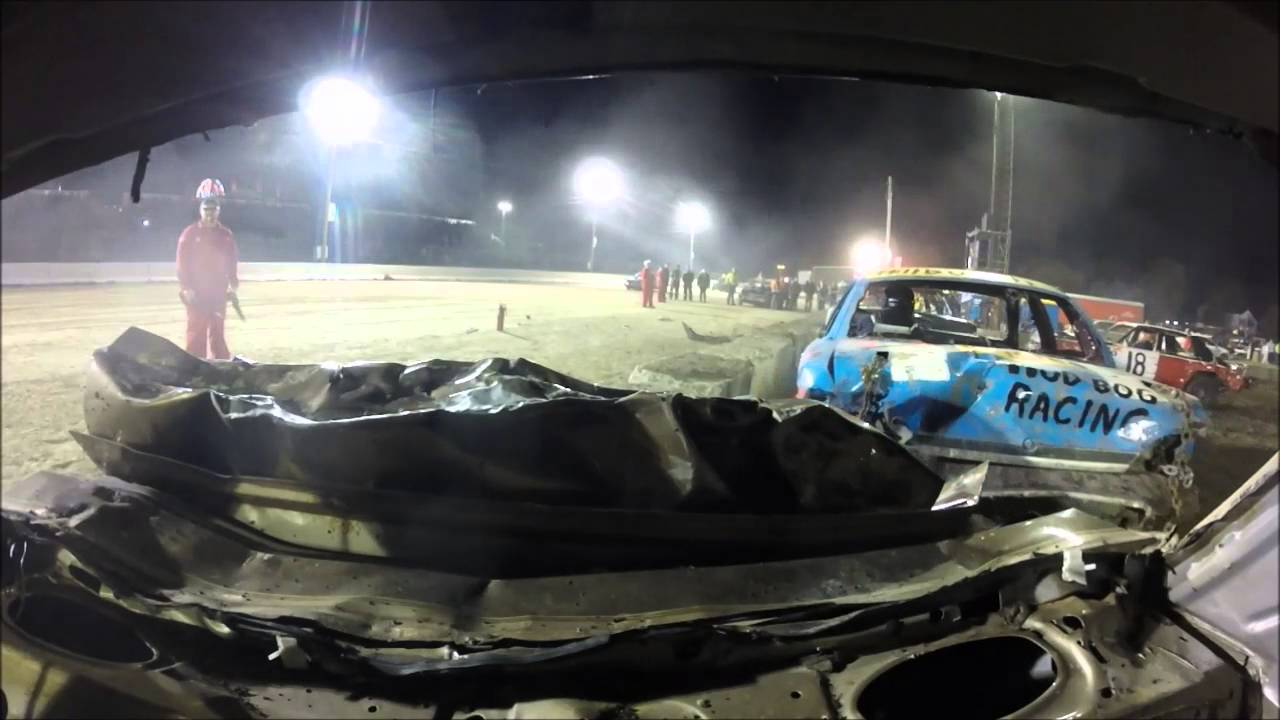 demolition derby 2015 ERIN DEMOLITION DERBY IN CAR