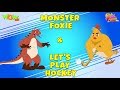 Monster Foxie the fox | Let's Play Hockey- Eena Meena Deeka - Animated cartoon - Non Dialogue