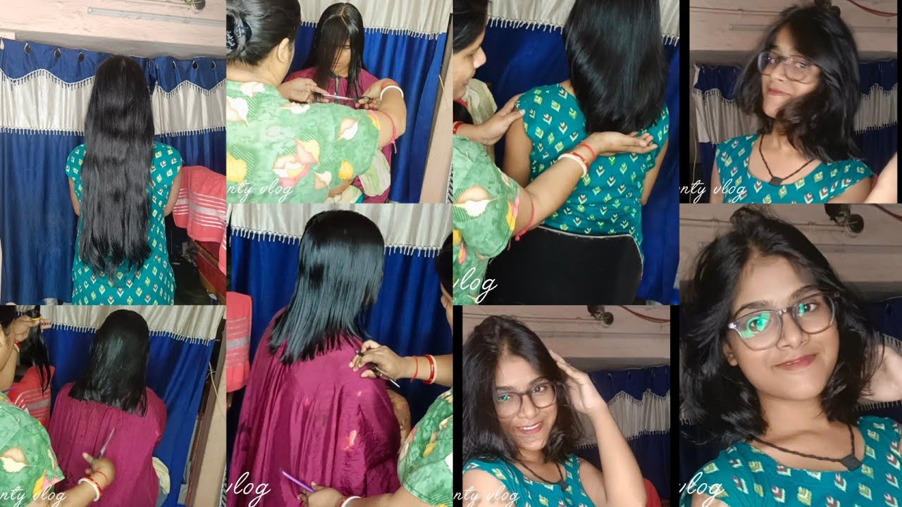 আমার মেয়ের চুল কেটে একেবারে ছোট করে দিলাম। #somasontyvlog #bangla