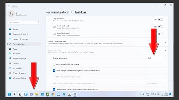 How To Move Taskbar Icons Center To Left In Windows 11