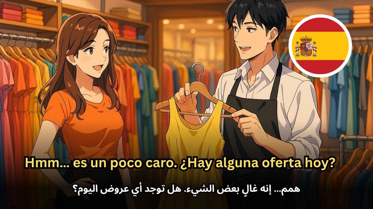 ابدأ في فهم الإسبانية بسهولة و سرعة مع هذا الحوار 🔥طلب خصم