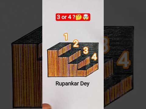 How many stairs #shorts #trending #youtubeshorts #3d #drawing