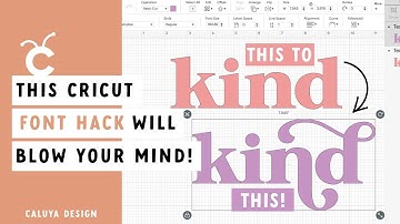 This Cricut Font Hack Will Blow Your Mind | How To Use Alternative Letter, aka Glyphs