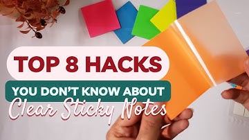 How to Use Transparent Sticky Notes? & It
