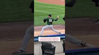 Slow motion pitching mechanics to take a look at.