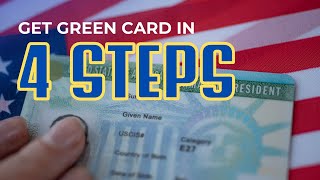 4 STEP PROCESS  FOR H1B TO GREEN CARD | US GREEN CARD PERMANENT RESIDENCY PROCESS