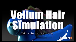 Houdini Vellum Hair Simulation + hip file
