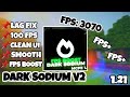 Dark Sodium V2 For Minecraft pe 1.21 [FPS BOOST]