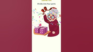 Divide ➗ into four parts #viralvideo #dop2 #level114