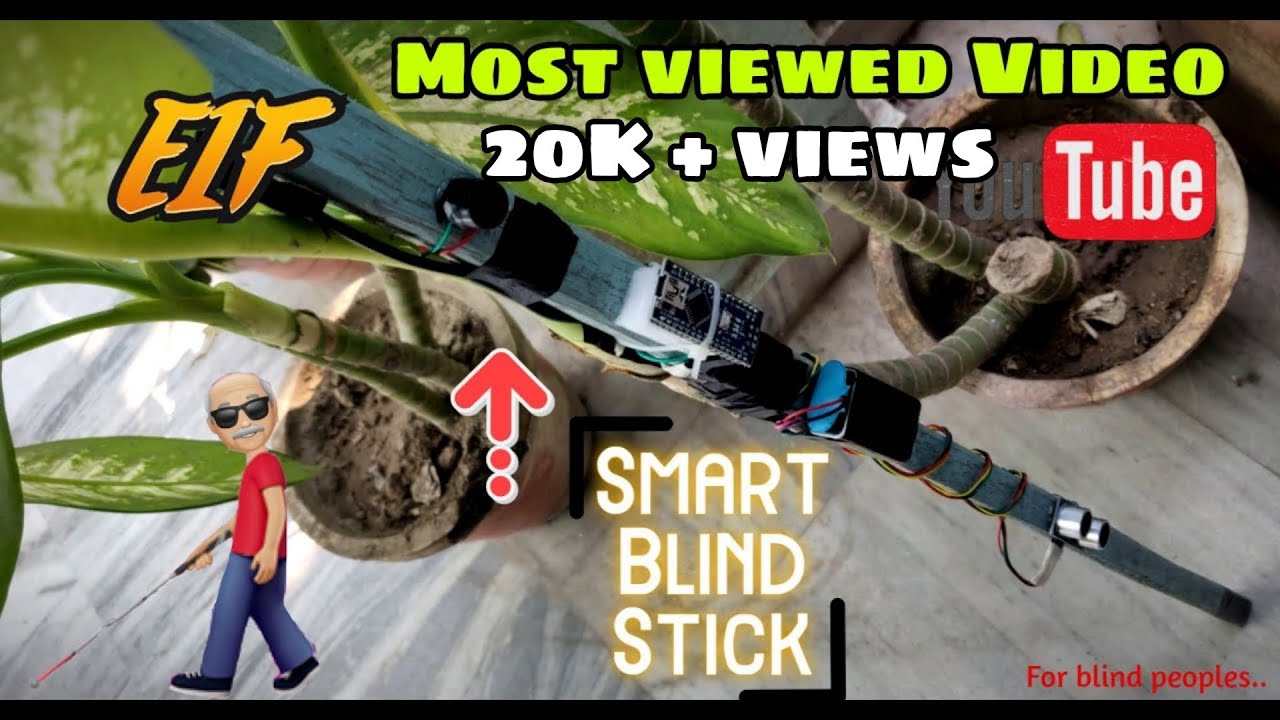 👀🚀 How to make a Smart Blind Stick! | Smart Blind Stick Kaise Banaye 💡⚡ ...