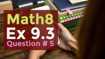 Class 8 Math Ex 9.3  Q5 || Areas and Volumes || Volume of Sphere || Ocean of Knowledge