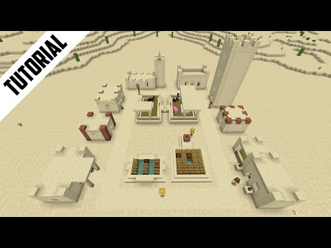 Minecraft: How to Build a Desert Village 1 (Step By Step)