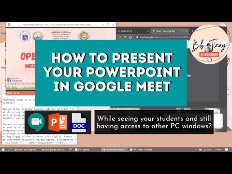 Video How to Present your PowerPoint in Google Meet ||... - youtube