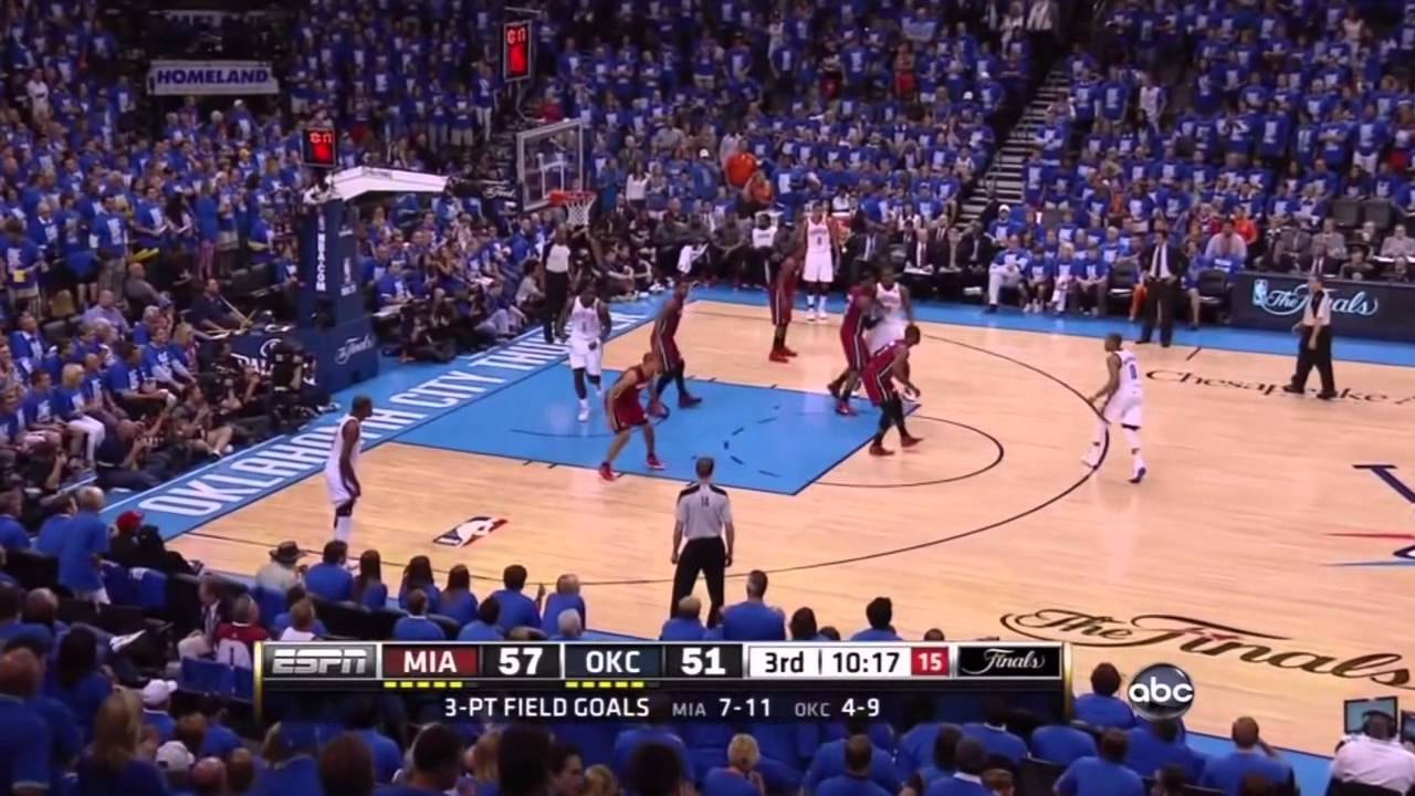 2012 NBA Finals Game 5: Miami Heat vs OKC Thunder Final Minutes